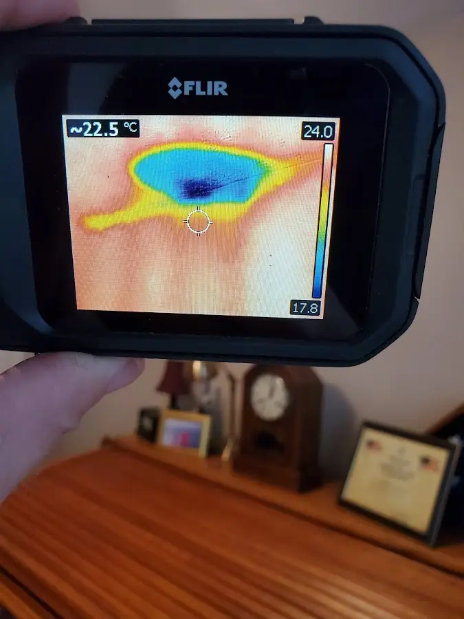 Thermal imaging inspection for water damage in Sheridan