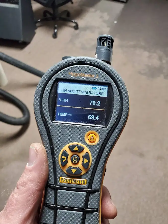 Moisture meter humidity assessment for Mold Remediation & Removal in Sheridan